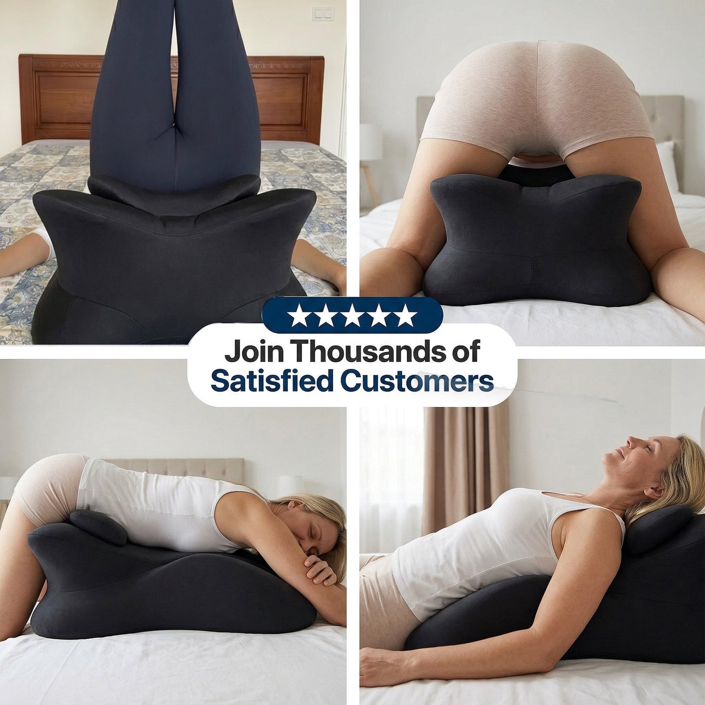 Waterproof Intimacy Support Pillow – Comfort for Every Position