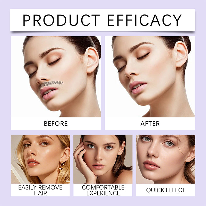 💗Last Day Special Price $9.99 ! 🔥Buy 2 Get 1 Free🔥Gentle and Painless Facial Hair Removal Cream