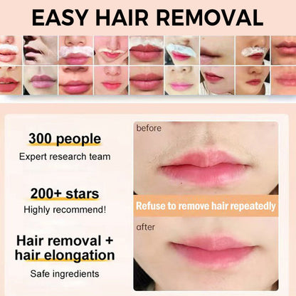 💗Last Day Special Price $9.99 ! 🔥Buy 2 Get 1 Free🔥Gentle and Painless Facial Hair Removal Cream