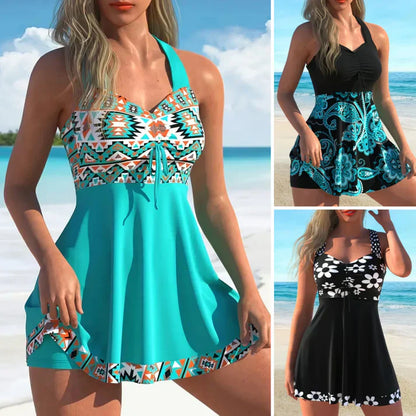 🔥LAST DAY SALE - ONLY $18.99!!⚡50K+ SOLD!👙Strap Top & Fitted Swim Shorts Separable Swimsuit 