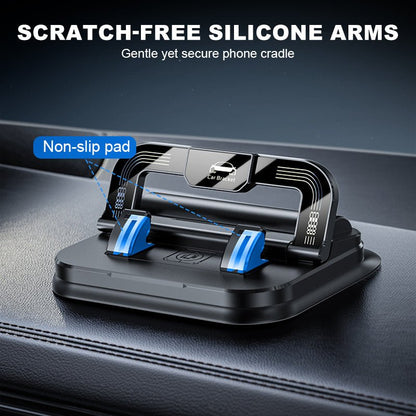 360° Rotating Foldable Phone Holder – Universal Compatibility with Anti-Slip Base for Desk. Car & Travel Use