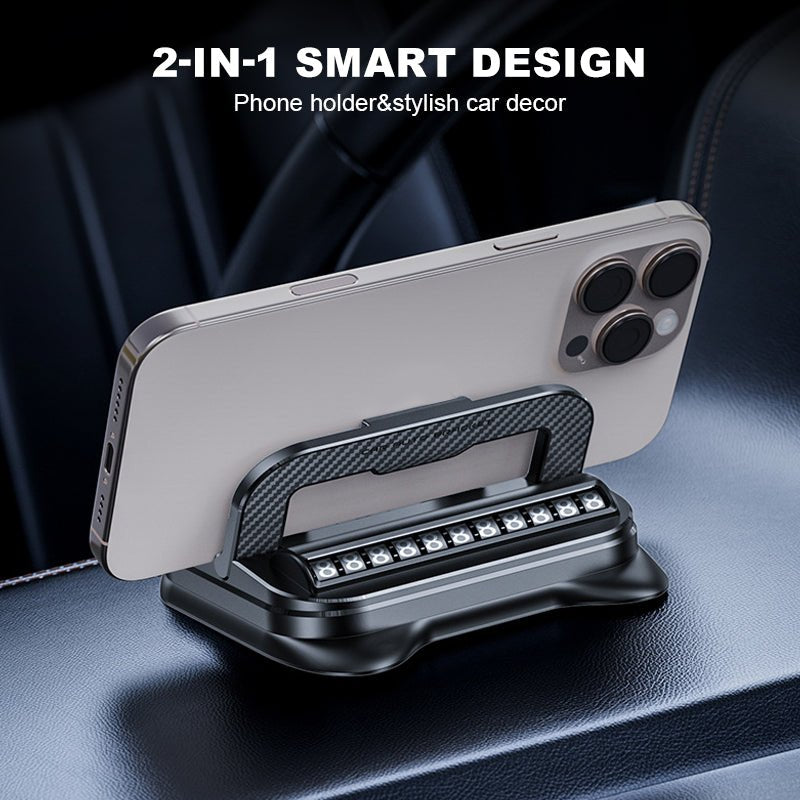 360° Rotating Foldable Phone Holder – Universal Compatibility with Anti-Slip Base for Desk. Car & Travel Use