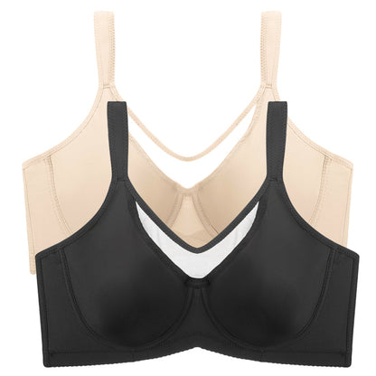 ⏳Hot Sale Only $10.99!!!💐🖤Women's Elegant Sheer Full Coverage Plus Size Bra