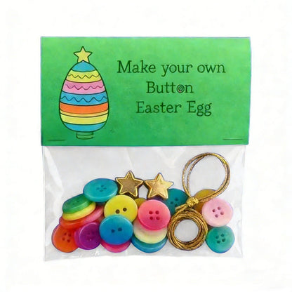 🐰🎨 DIY Easter Button Pendants – Fun, Easy & Perfect for All Ages! 🥕🌸