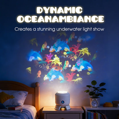 🐰✨Dynamic rotating LED projector light🐣🌸