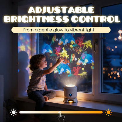 🐰✨Dynamic rotating LED projector light🐣🌸