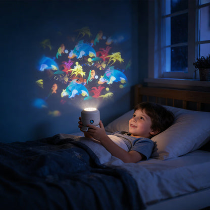 🐰✨Dynamic rotating LED projector light🐣🌸