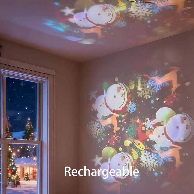 🐰✨Dynamic rotating LED projector light🐣🌸