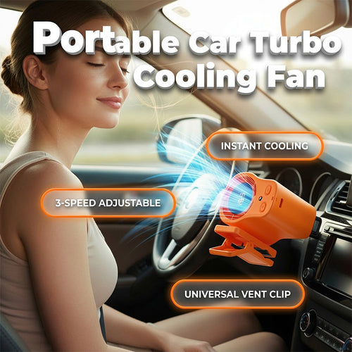 🌀Summer Hot Sale - ONLY $14.99!!💨50K+ SOLD!🚙Hands-Free Personal Cooling Fan with LED Display❄️🌬️