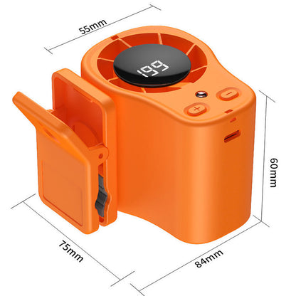 🌀Summer Hot Sale - ONLY $14.99!!💨50K+ SOLD!🚙Hands-Free Personal Cooling Fan with LED Display❄️🌬️