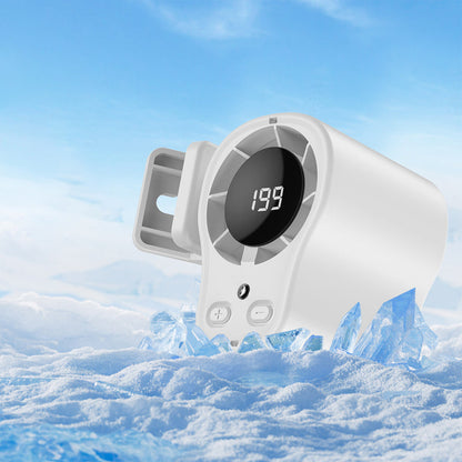 🌀Summer Hot Sale - ONLY $14.99!!💨50K+ SOLD!🚙Hands-Free Personal Cooling Fan with LED Display❄️🌬️