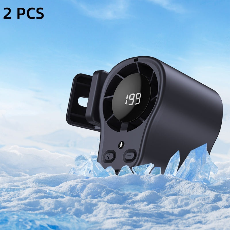 🌀Summer Hot Sale - ONLY $14.99!!💨50K+ SOLD!🚙Hands-Free Personal Cooling Fan with LED Display❄️🌬️