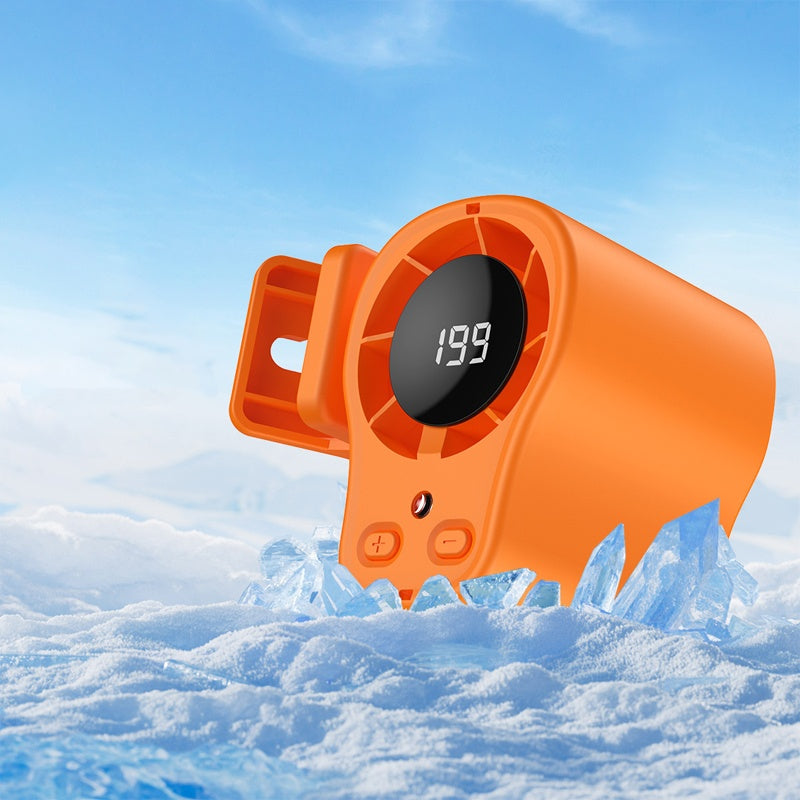 🌀Summer Hot Sale - ONLY $14.99!!💨50K+ SOLD!🚙Hands-Free Personal Cooling Fan with LED Display❄️🌬️