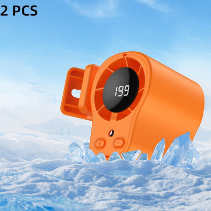 🌀Summer Hot Sale - ONLY $14.99!!💨50K+ SOLD!🚙Hands-Free Personal Cooling Fan with LED Display❄️🌬️