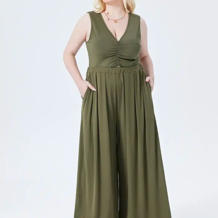 🔥LAST DAY SALE- ONLY $17.99!!⚡80K+ SOLD!💝Women's High Elastic Wide Leg Pants with Pocket