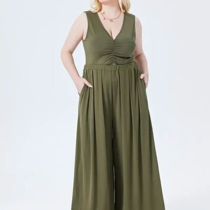 🔥LAST DAY SALE- ONLY $17.99!!⚡80K+ SOLD!💝Women's High Elastic Wide Leg Pants with Pocket